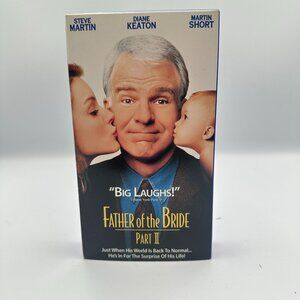 Father Of The Bride Part II VHS 1995 Comedy Steve Martin Diane Keaton